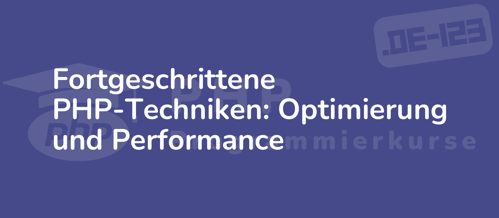 advanced php techniques optimizing and enhancing performance illustrated by a dynamic code snippet on a futuristic blue background 8k sleek