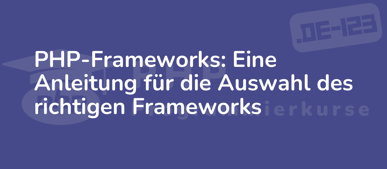 expertly designed image featuring various php frameworks displayed on a modern backdrop aiding in selecting the perfect framework high quality resolution