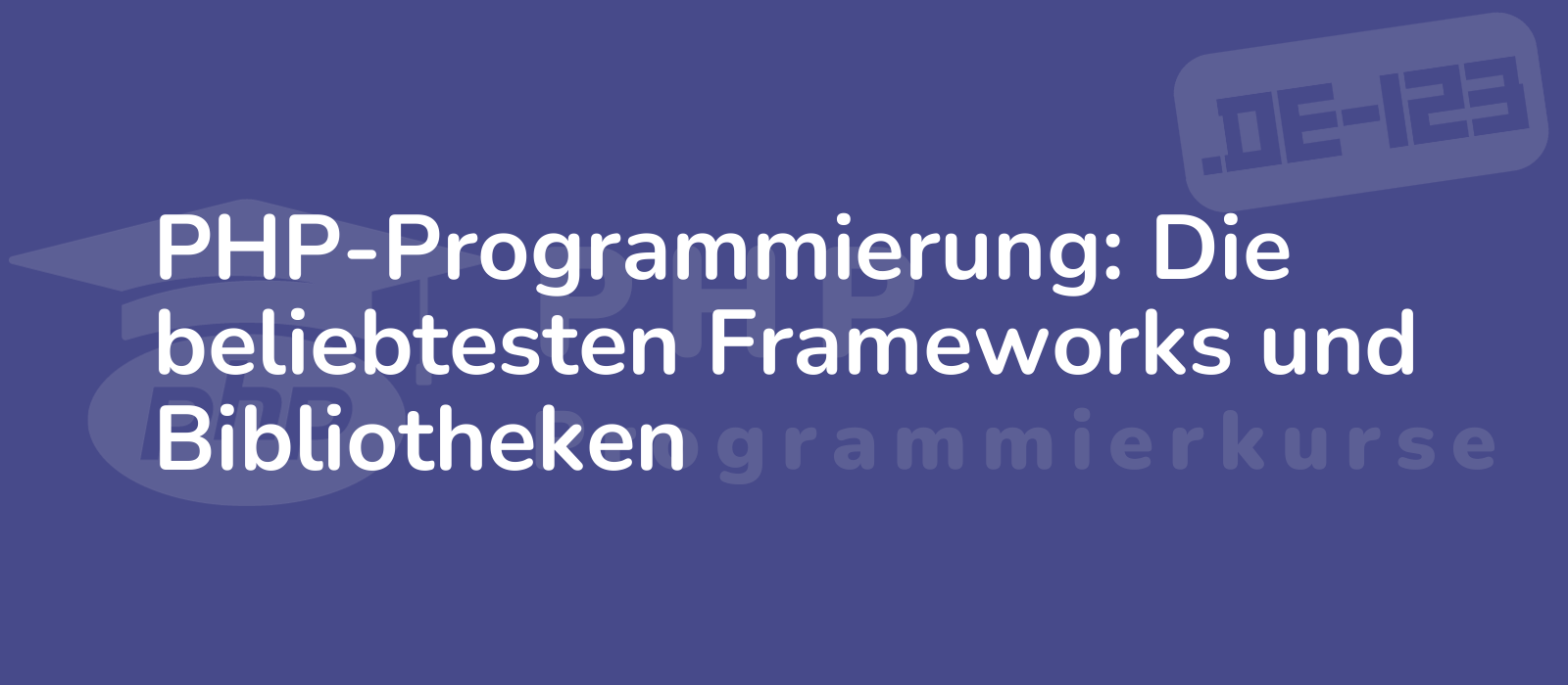 dynamic representation of php programming popular frameworks and libraries displayed with vibrant visuals emphasizing versatility and innovation