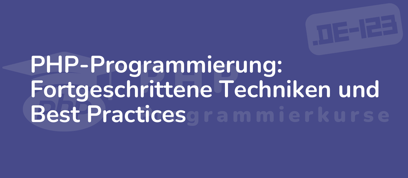 high resolution image showcasing advanced php programming techniques and best practices with vibrant visuals and intricate details